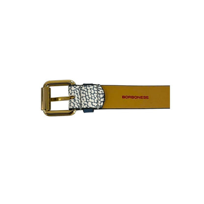 Blue Polyvinyl Women's Belt
