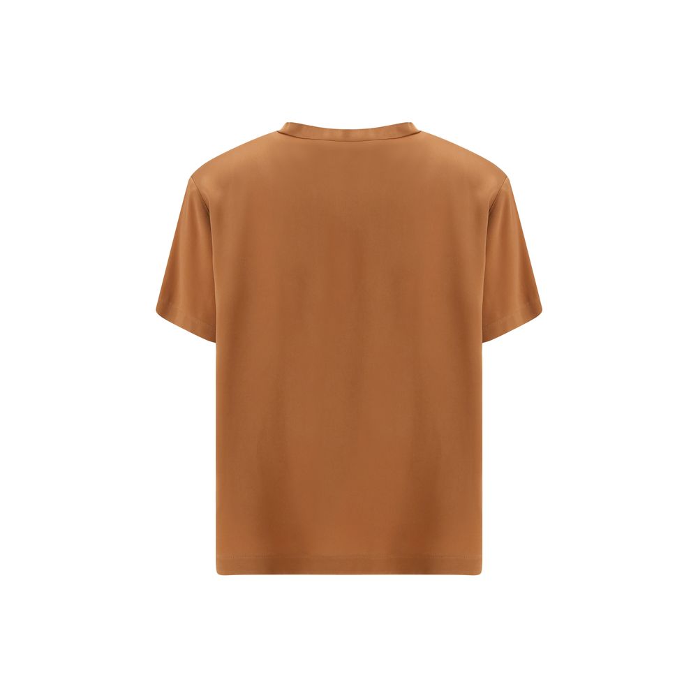 Beige Viscose T-Shirt