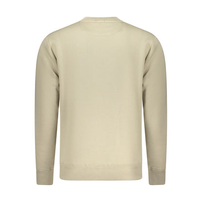Beige Cotton Men's Sweatshirt