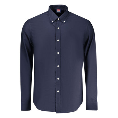 Blu Cotton Male Shirt