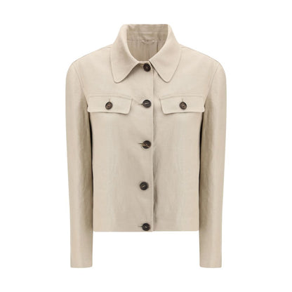 Beige Linen Clothing