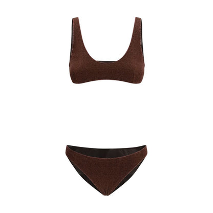 Brown Polyamide Bikini