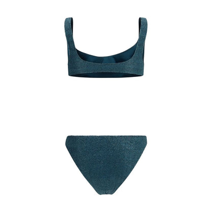 Blue Polyamide One-Piece Swimsuit