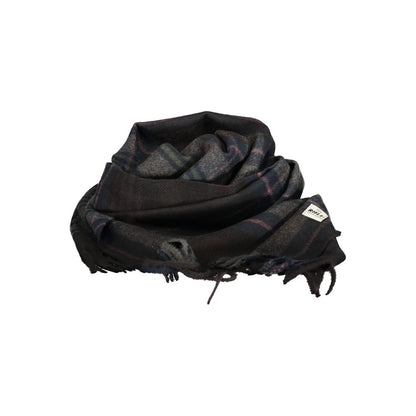 Black Polyester Mens Scarf