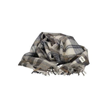 Grigio Polyester Men Scarf