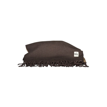 Marrone Poliestere Men Scarf