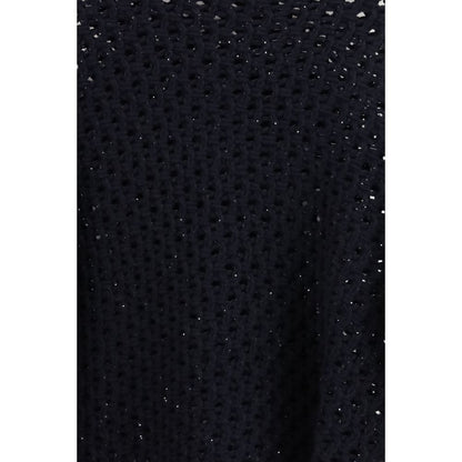 Black Fleece Wool Sweatshirt