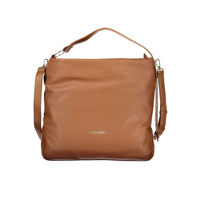 Marrone Polyurethane Women Handbag