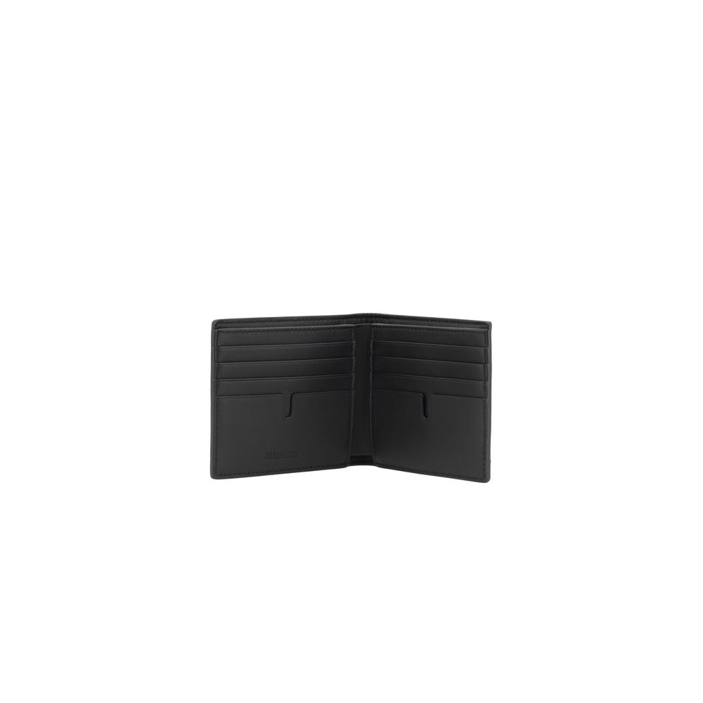 Black Calf Leather Bos Taurus Wallet