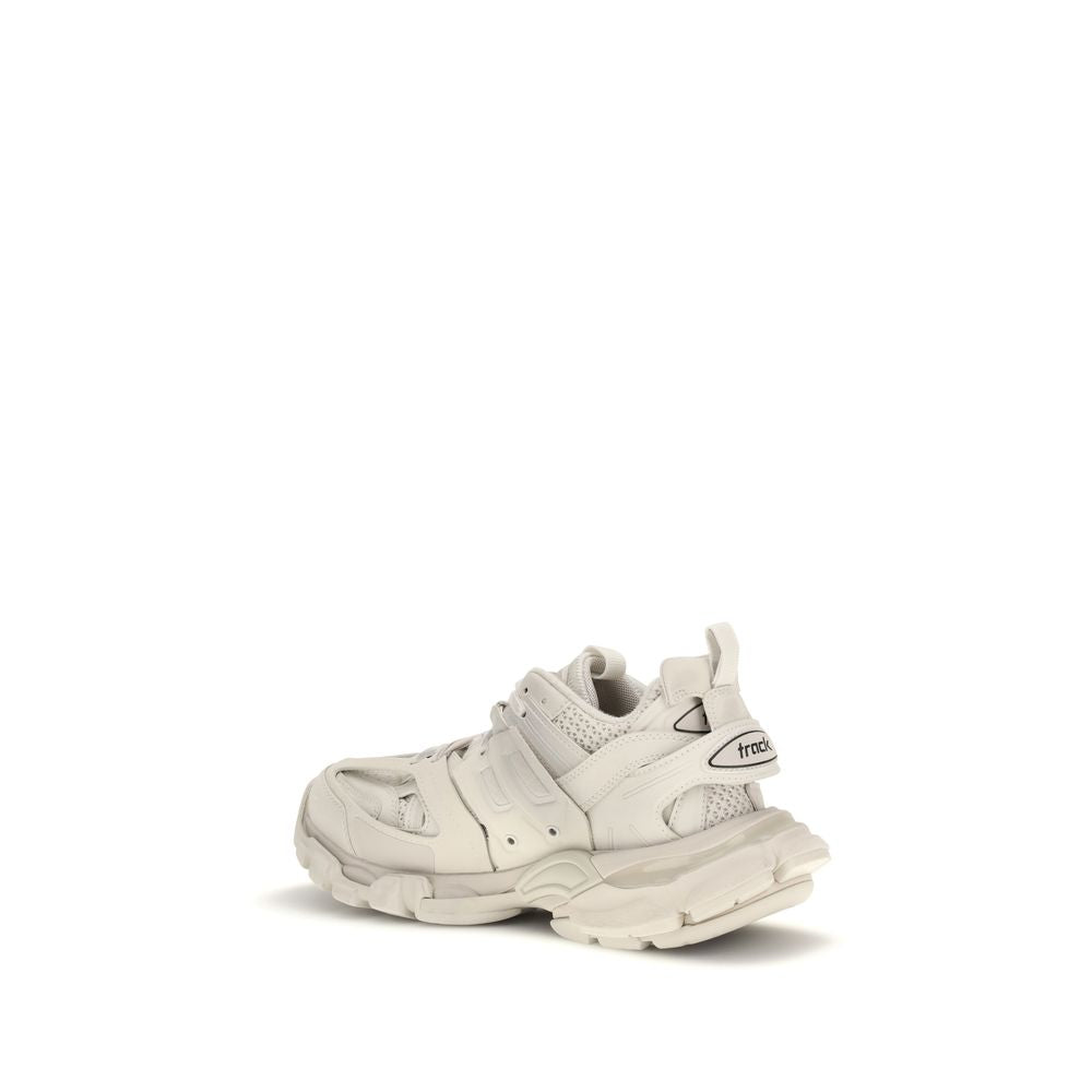 Beige Polyethylene Athletic Sneakers