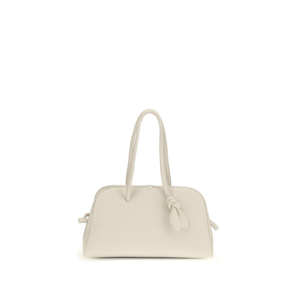 White Calf Leather Bos Taurus Shoulder Bag