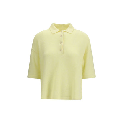 Bicolor Cashmere Polo Shirt