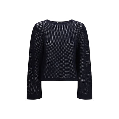 Blue Fleece Wool Sweatshirt