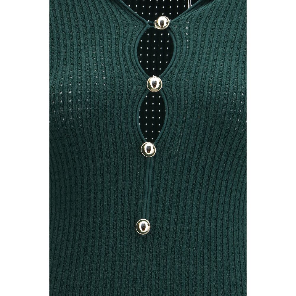 Bicolor Viscose Casual Dress