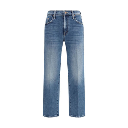 Blue Cotton Relaxed Fit Jeans
