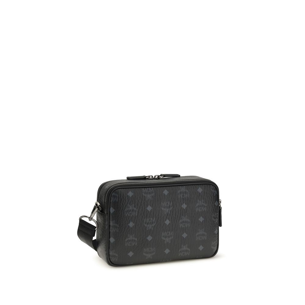 Black Fabric Shoulder Bag