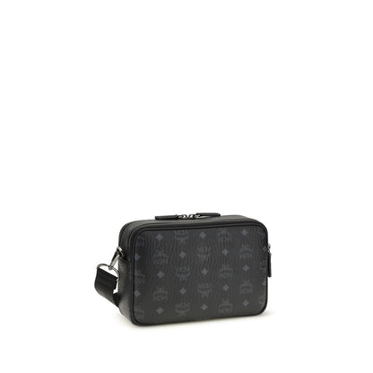 Black Fabric Shoulder Bag