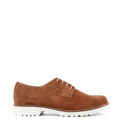 Brown Suede Leather Oxfords And Derbies