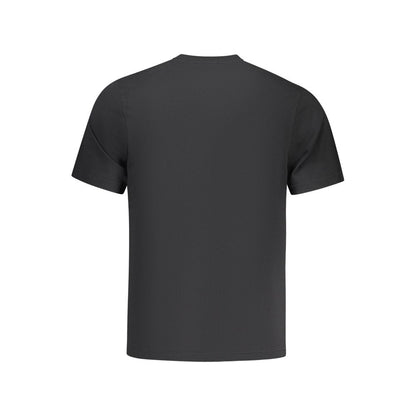 Black Cotton Men T-Shirt