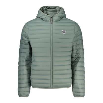 Verde Poliestere Men Jacket