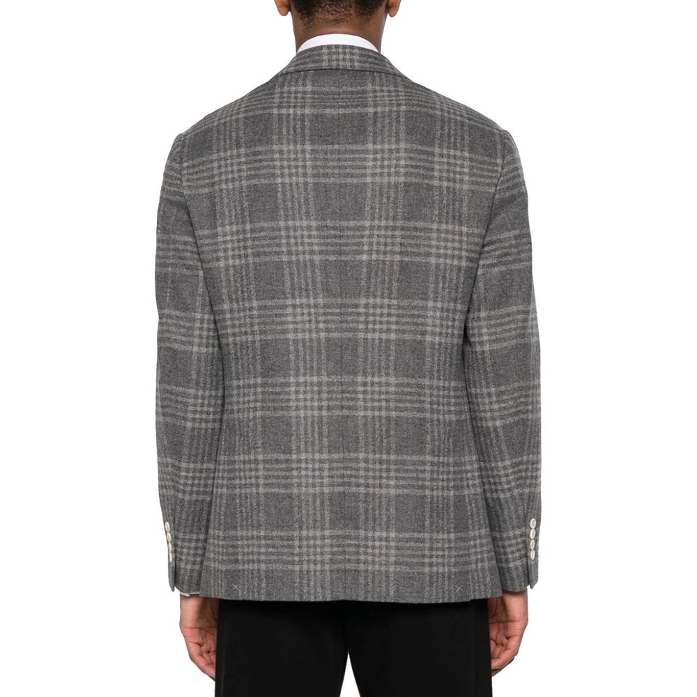 Gray Cashmere Blazer