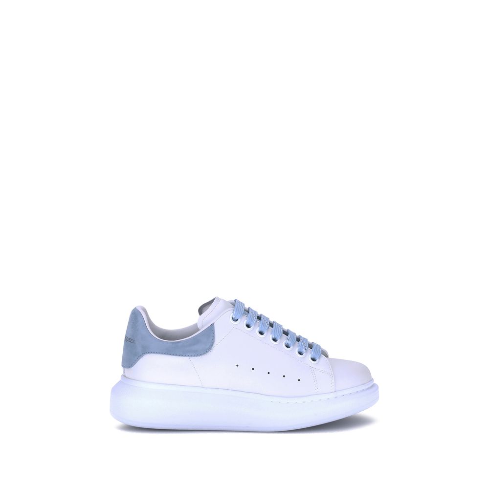 Blue Calf Leather Bos Taurus Platform Sneakers