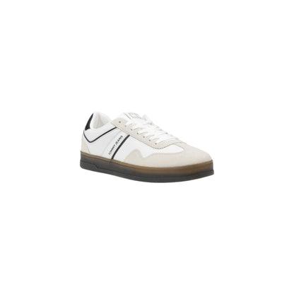 Black Leather Low Top Sneakers