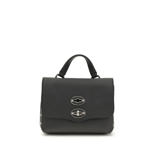 Black Calf Leather Bos Taurus Handbag