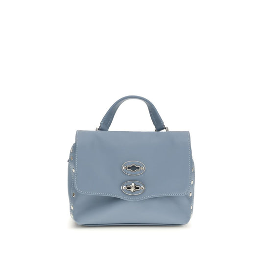 Blue Calf Leather Bos Taurus Handbag