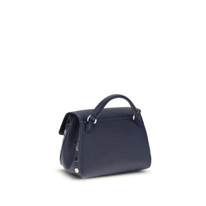 Blue Calf Leather Bos Taurus Shoulder Bag