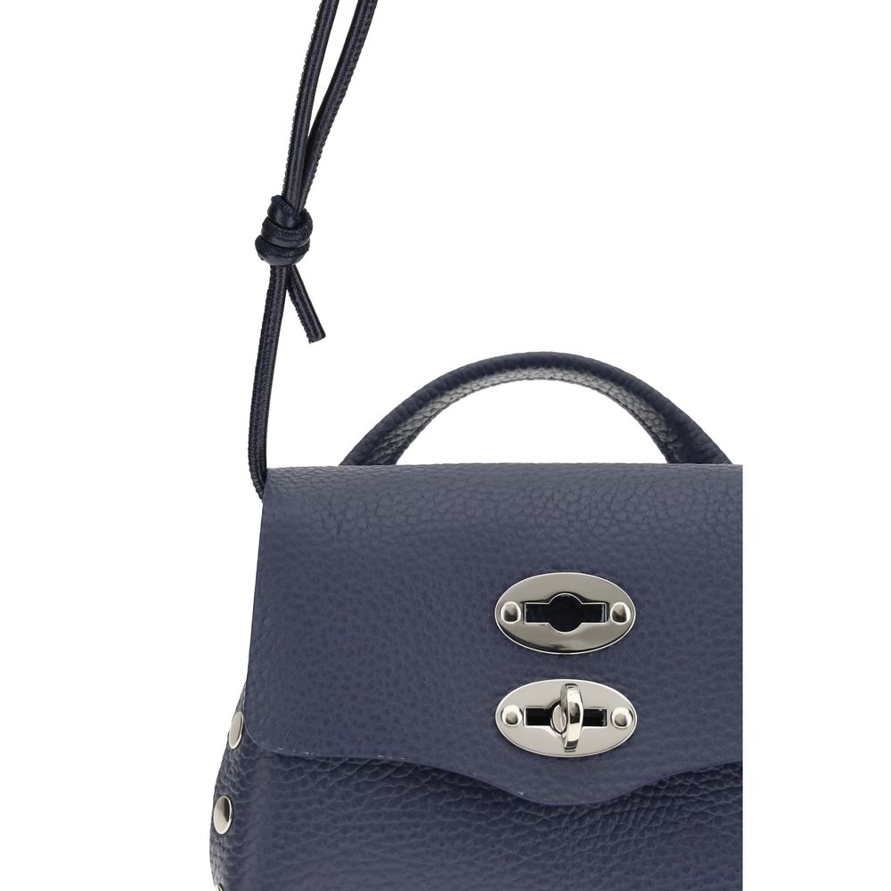 Blue Calf Leather Bos Taurus Shoulder Bag