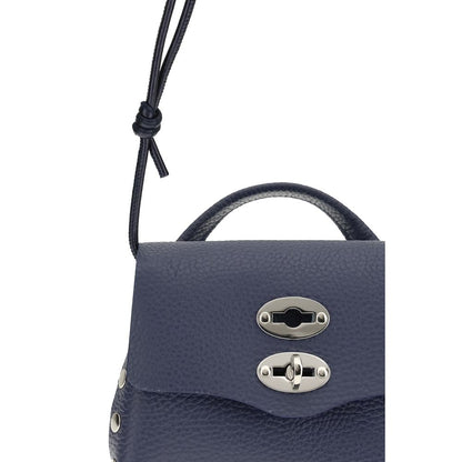 Blue Calf Leather Bos Taurus Shoulder Bag