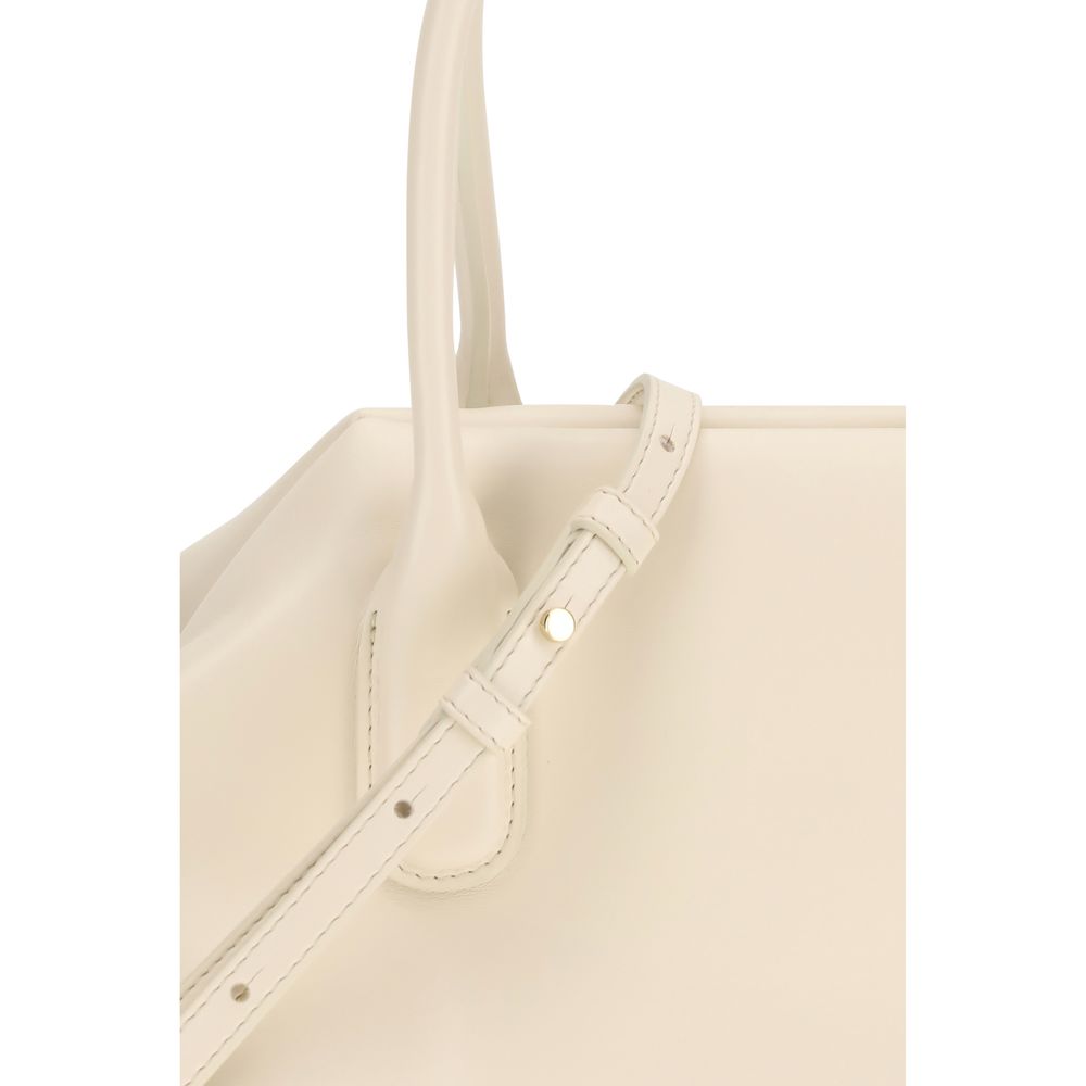 Beige Other Fibres Shoulder Bag