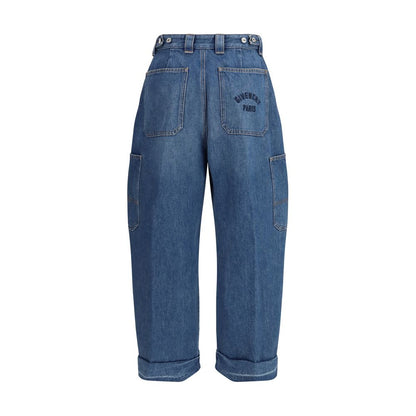 Blue Cotton Jeans Denim