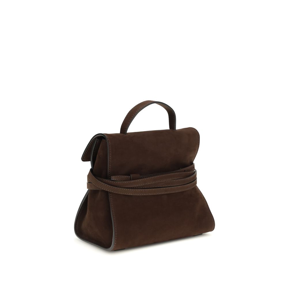 Brown Calf Leather Bos Taurus Handbag