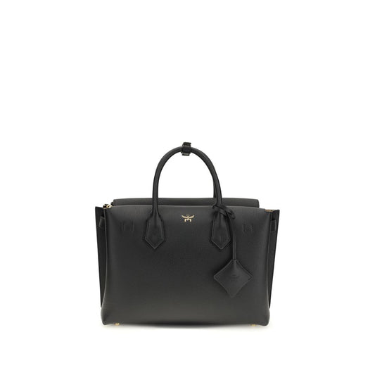 Black Calf Leather Bos Taurus Handbag