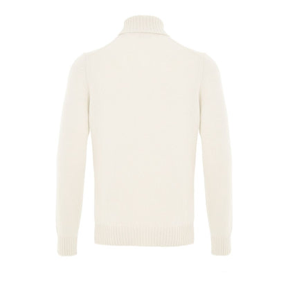 White Wool Turtleneck