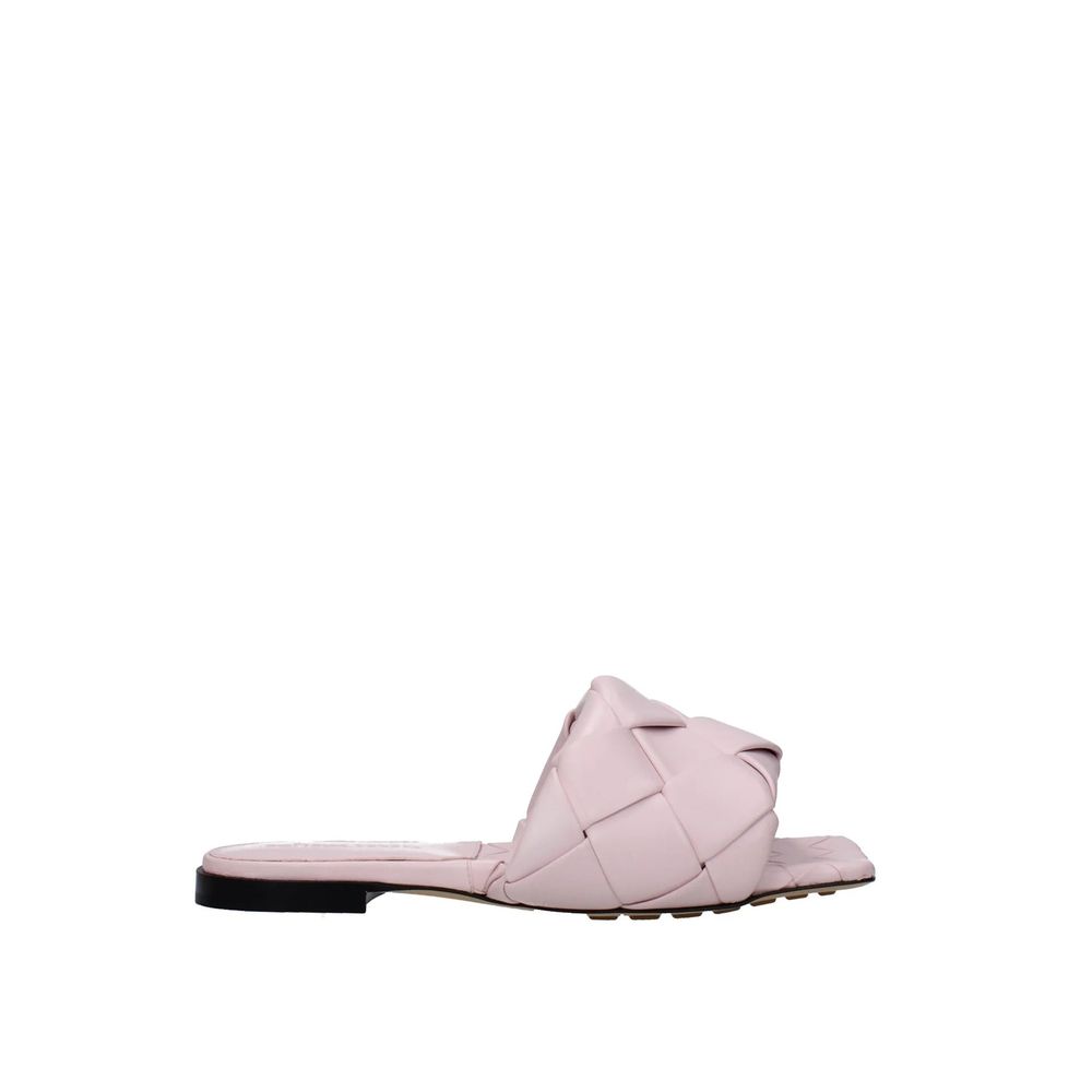Multicolor Calfskin Flat Sandals