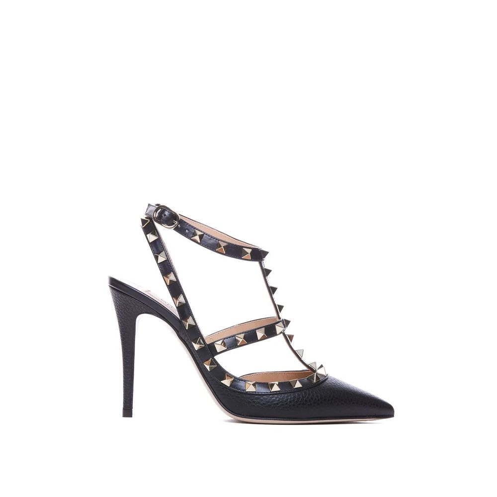 Black Calfskin Pumps