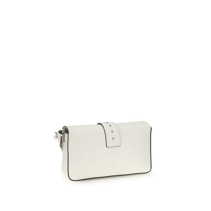 White Leather Shoulder Bag