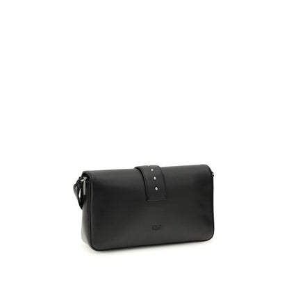 Black Leather Shoulder Bag