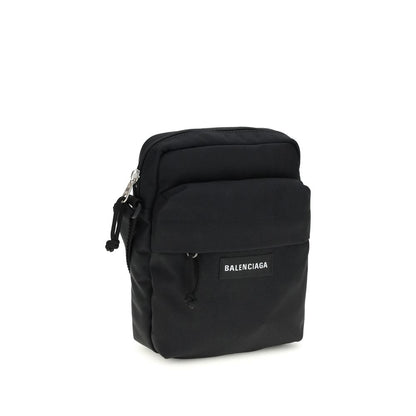 Black Polyamide Shoulder Bag