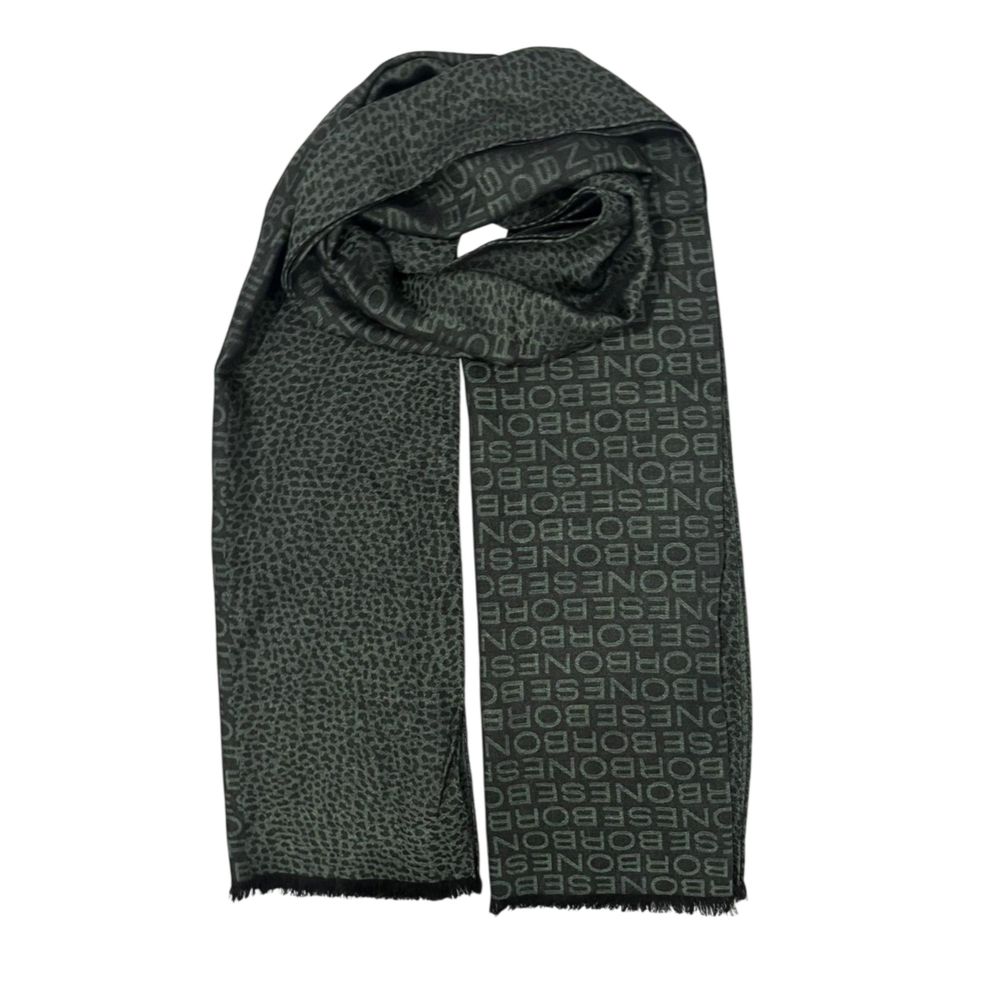 Green Wool Unisex Scarf