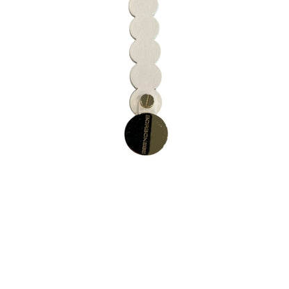 White Genuine Leather Women Belt