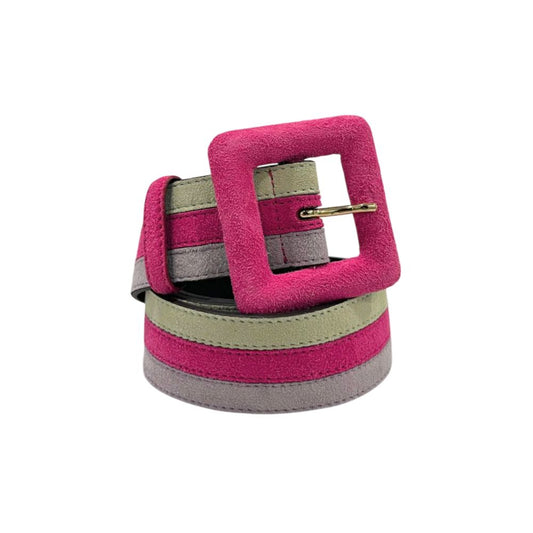 Multicolor Leather Women Belt