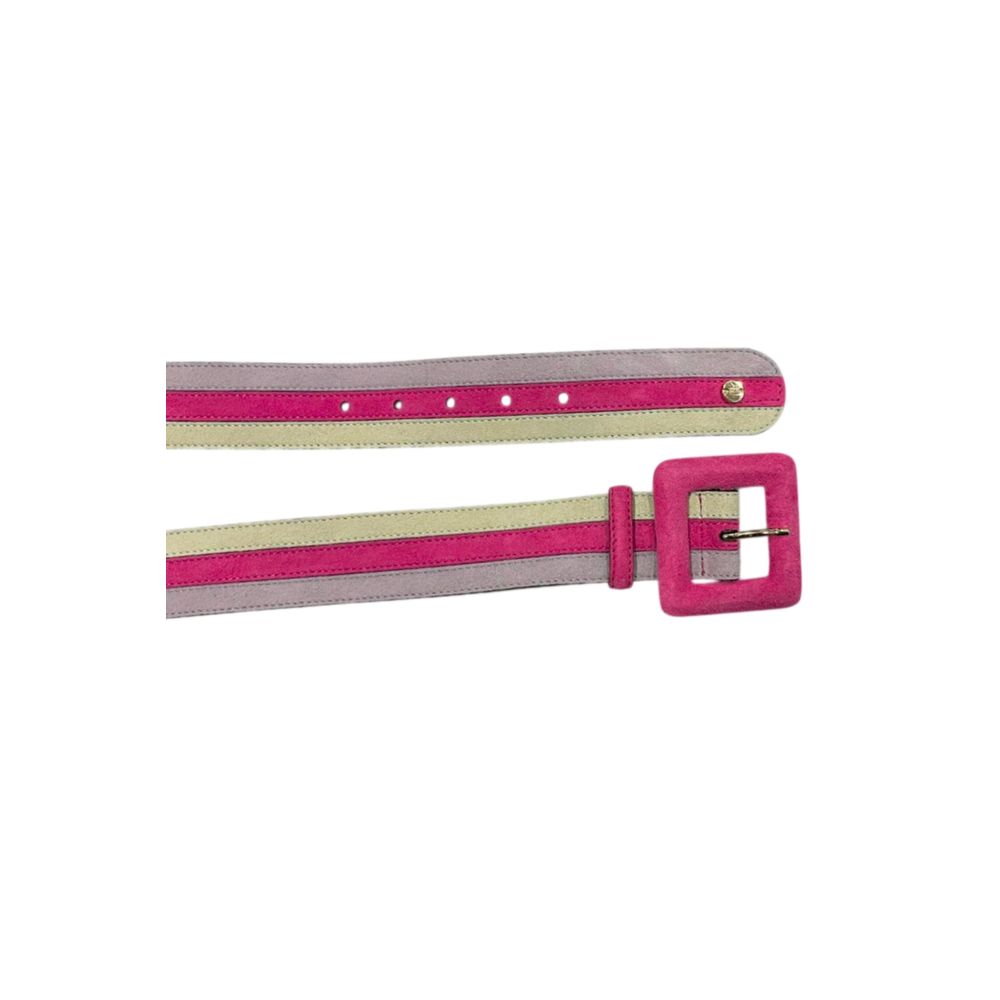 Multicolor Leather Women Belt