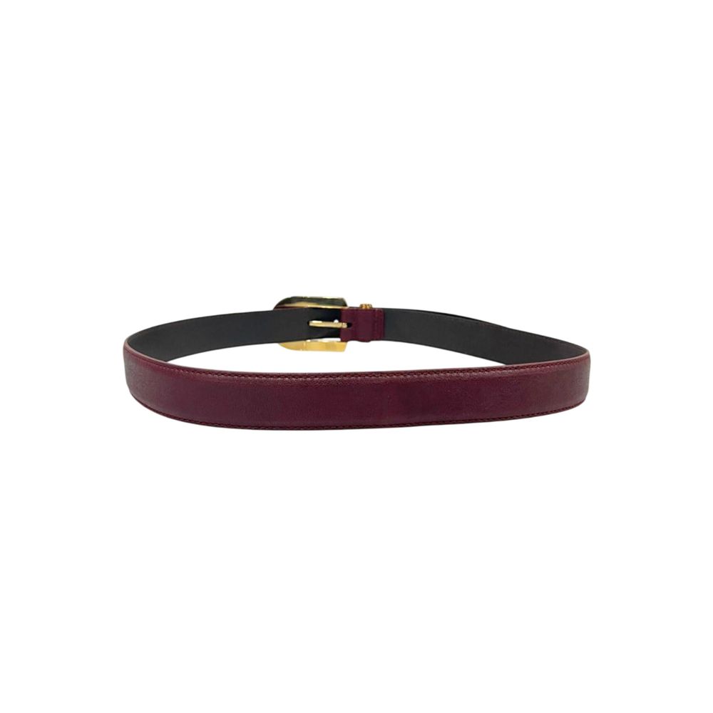 Red Leather Women Belt