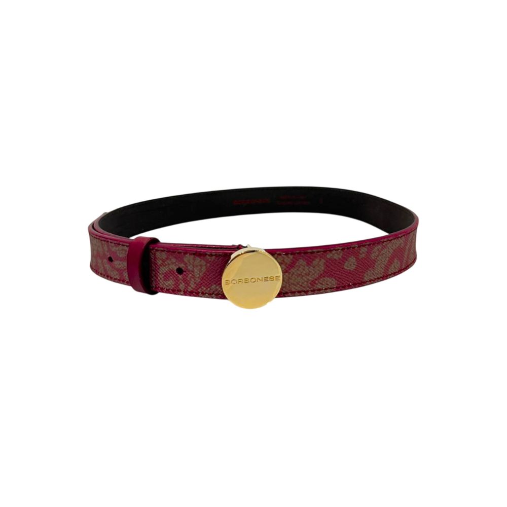 Red Genuine Leather Women Belt