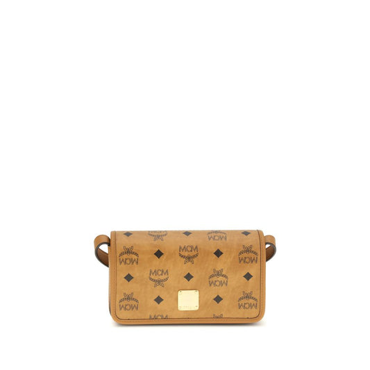 Beige Fabric Shoulder Bag