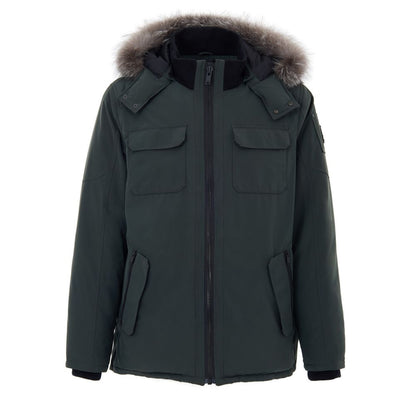 Green Nylon Parka